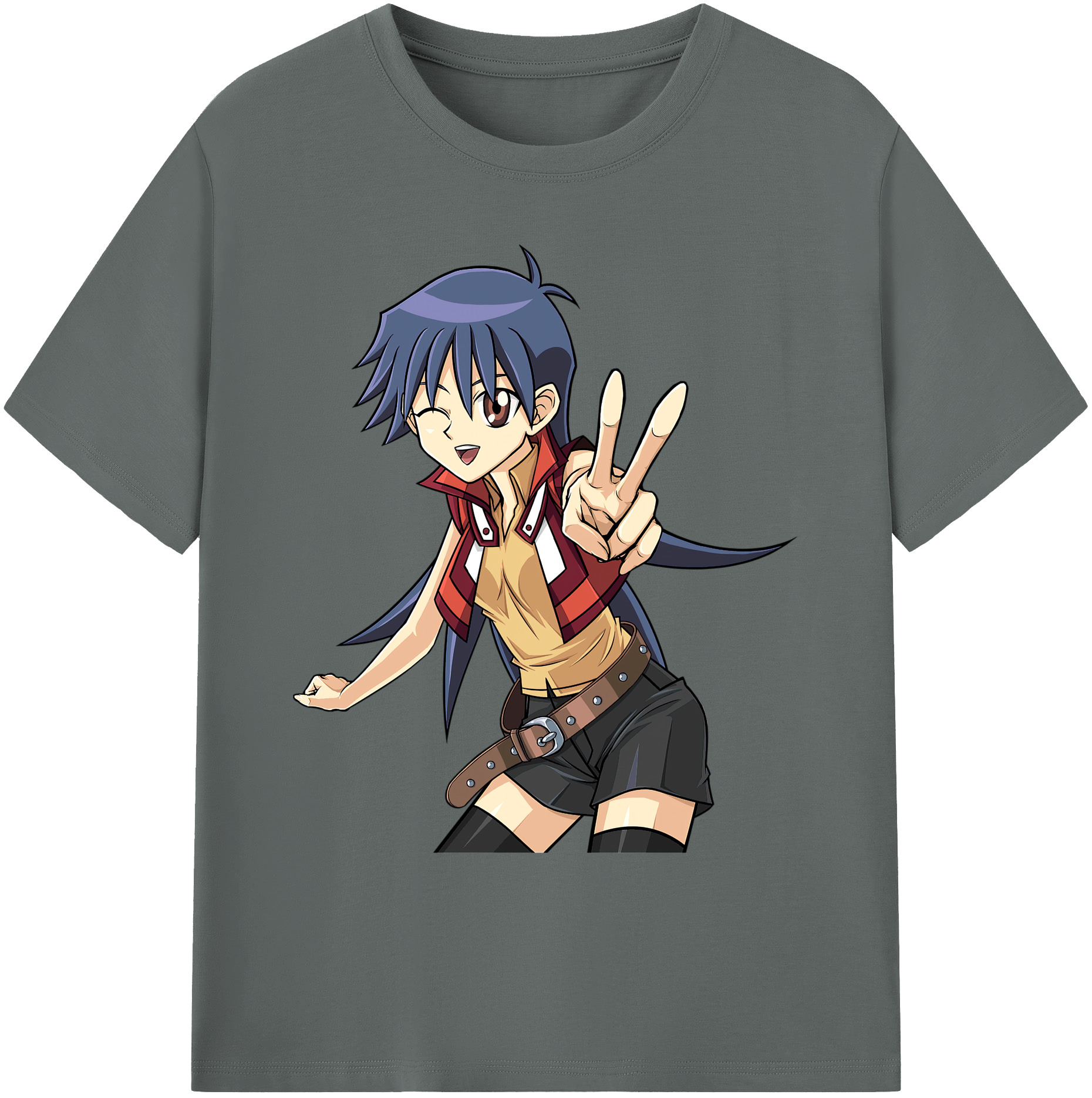 （画像用） 遊☆戯☆王 Yu-Gi-Oh! 綿100％ メンズ半袖Tシャツ｜肌触りやわらか＆通気性